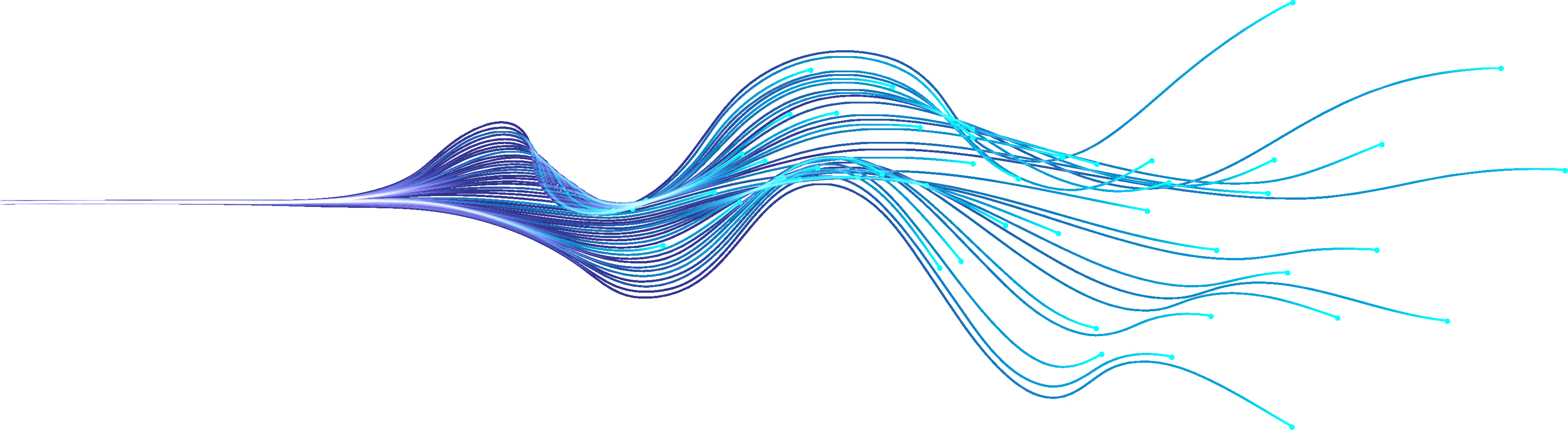 Abstract wave visualization